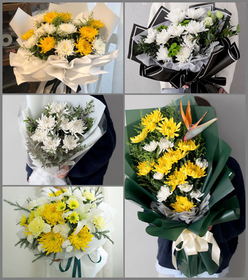 山东青岛即墨市龙泉街道满贡一村白事花束代送